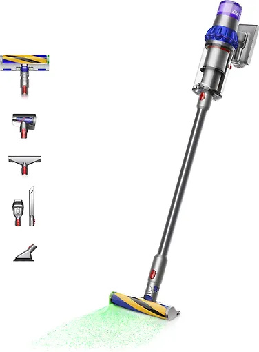 Dyson varstolmuimeja V15 Detect Fluffy 660W, kollane/lilla