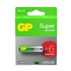GP Battery patarei Alkaline LR6/ AA GP SUPER 6tk.