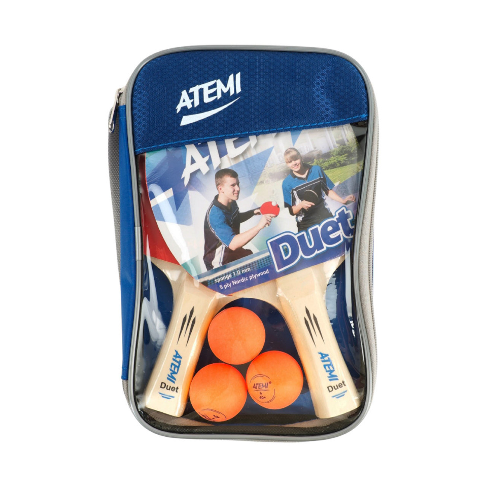 Atemi komplekt Rakietek do Ping Ponga Duet 2 rakietki,3 Piłeczki*