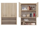 Top E Shop vannitoakapp POLA MINI DK SONOMA bathroom storage cabinet Oak