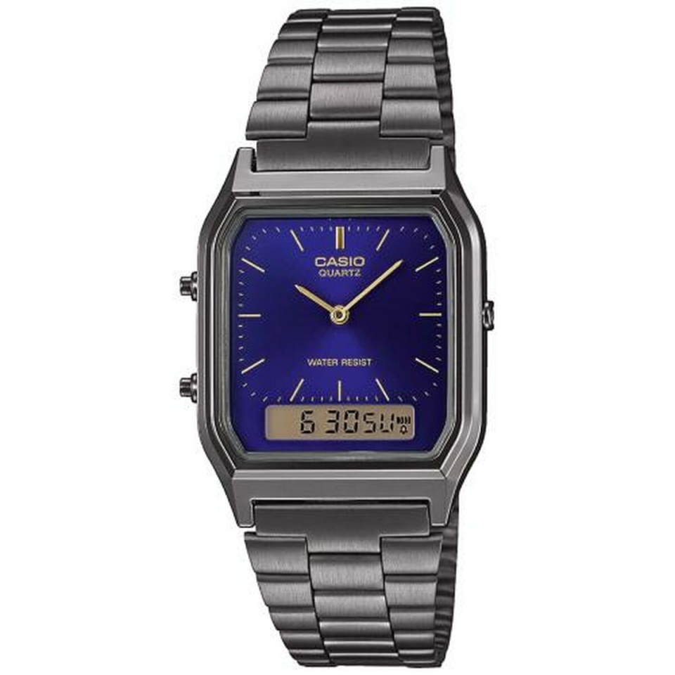 Casio meeste kell AQ-230EGG-2AEF must Hõbedane