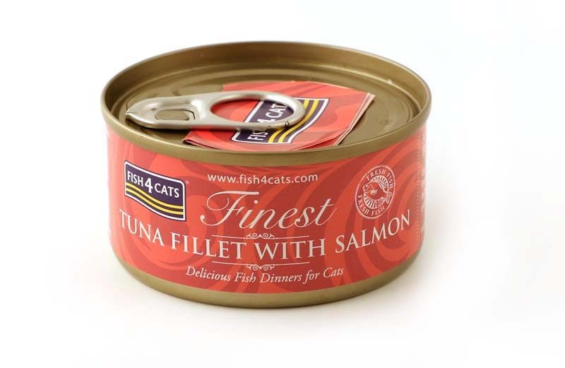 Fish4cats kassitoit Tuna Fillet with Salmon, 70g