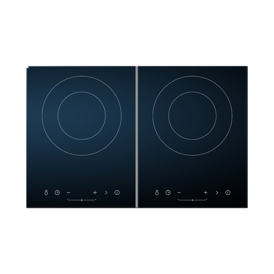 Scandomestic induktsioonlauapliit 2 tsooniga HOI57T Induction Cooker, must