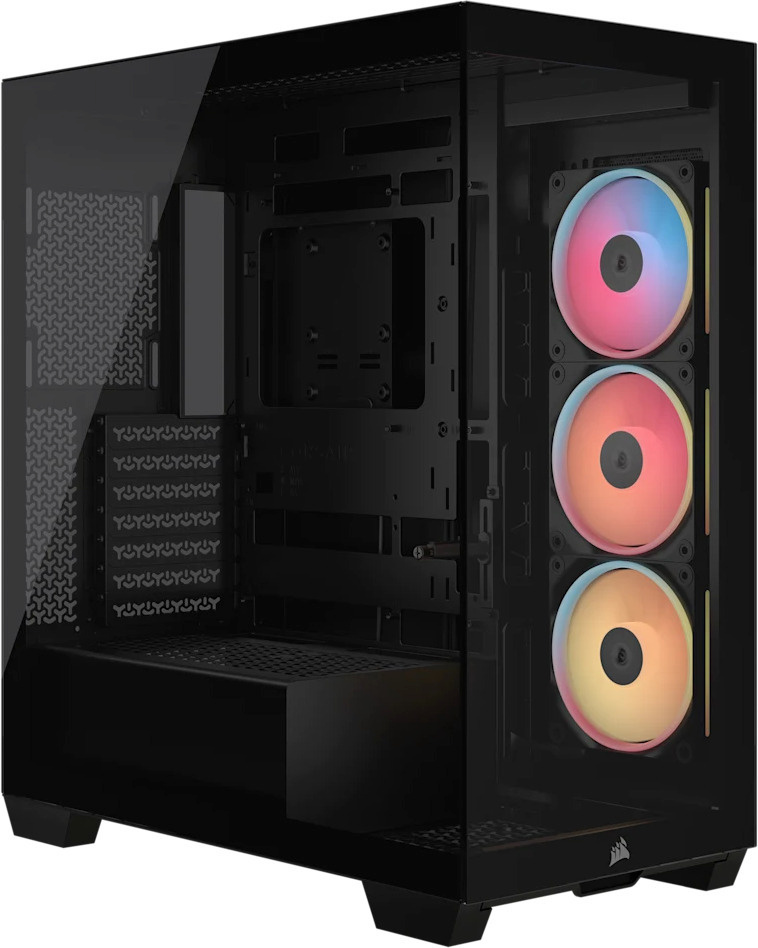 Corsair korpus Midi 3500X LXR LINK (Tempered Glass) must