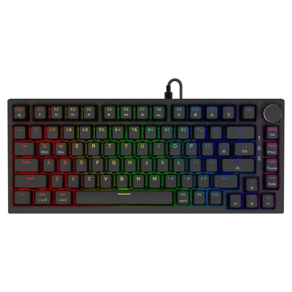 Savio klaviatuur Keyboard ASTRAL BJ OUTEMU valge RGB