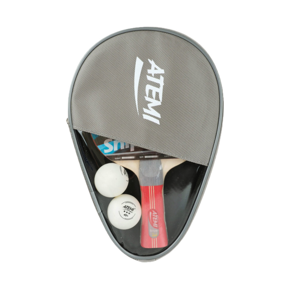 Atemi komplekt do Ping Ponga Sniper 1 lauatennise reket, 2 Piłeczki***
