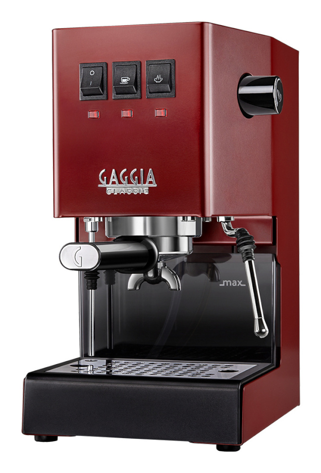Gaggia kohvimasin Gaggia | Coffee Maker | RI9481/12 Classic E24 | Pump pressure 15 bar | Built-in milk frother | Automatic | Cherry punane