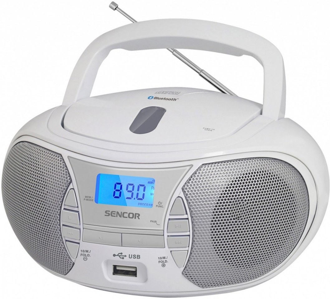 Sencor raadio SPT 2700 WH CD/BT/MP3/USB/ FM