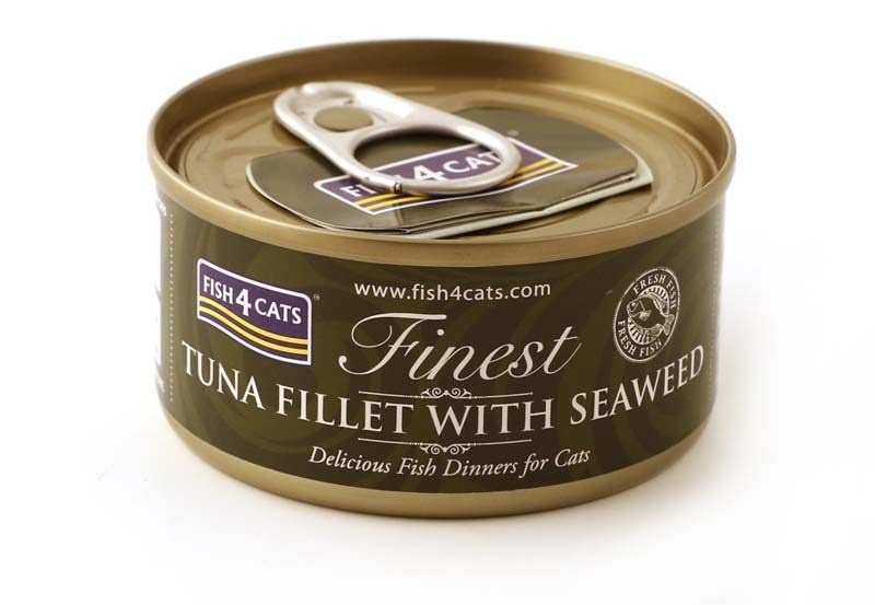 Fish4cats kassitoit Tuna Fillet with Seaweed, 70g