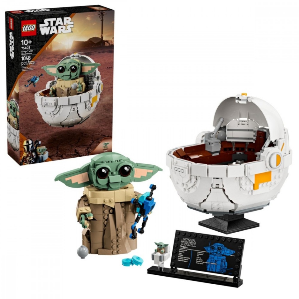 LEGO klotsid 75403 Star Wars Grogu in seiner Repulsorwiege
