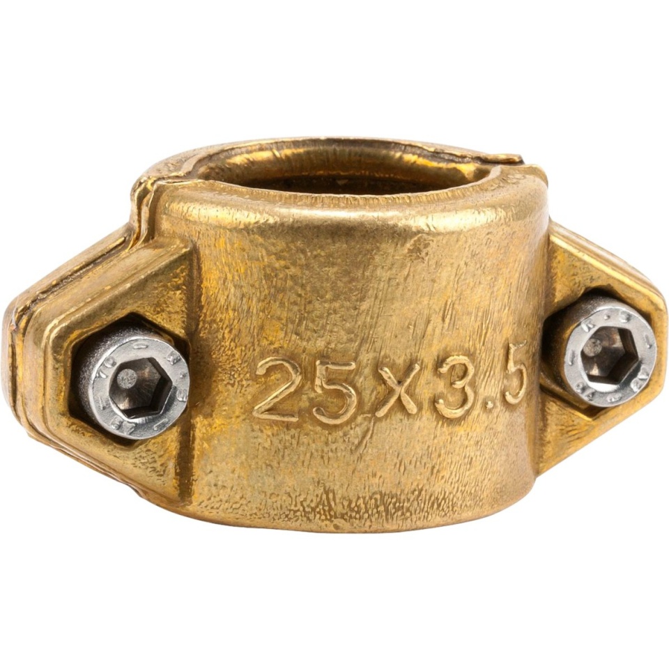 Gardena otsik 07211-20 Brass Clamp for 25mm (1") Hoses, kuldne