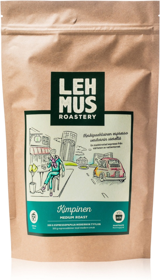 Lehmus Roastery kohvioad Kimpinen Coffee Beans, 500g