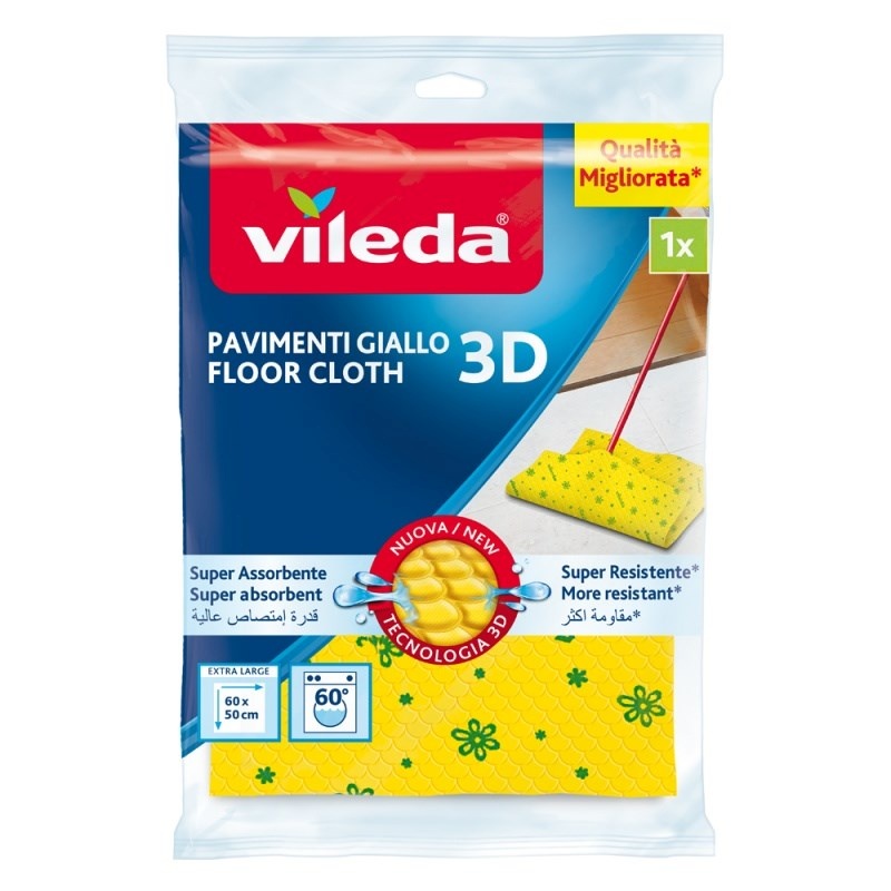 Vileda puhastuslapp Floor Cloth Microfibre 3D, 1tk