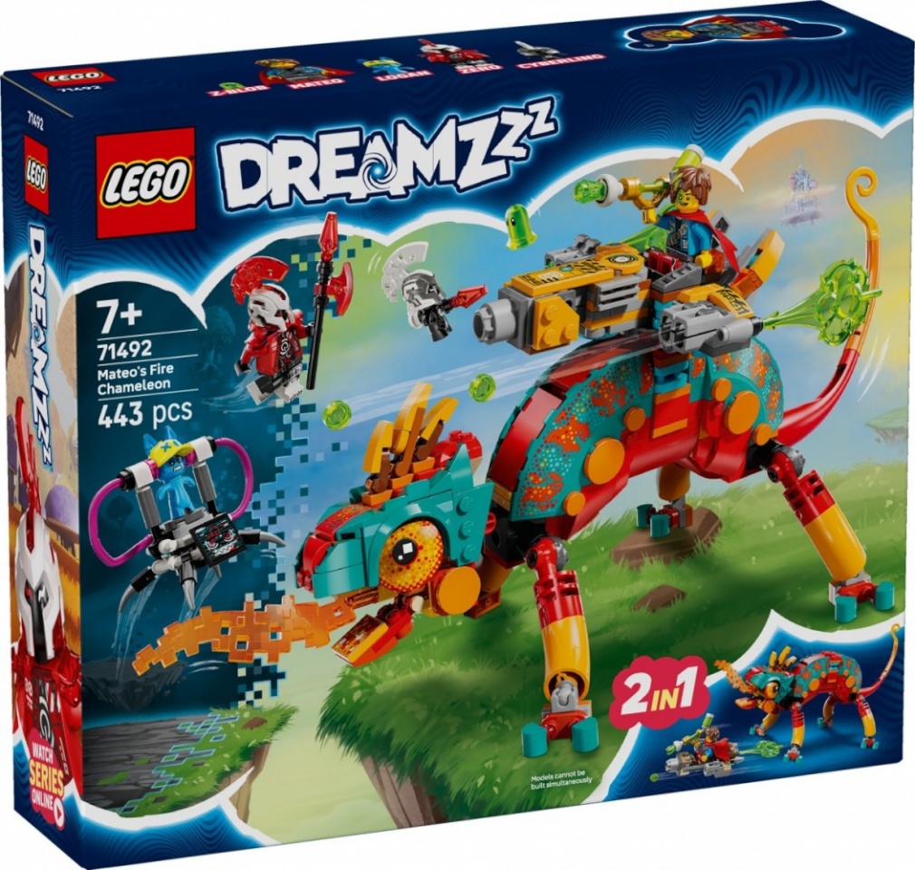 LEGO klotsid 71492 DREAMZz Mateos Feuer-Chamäleon