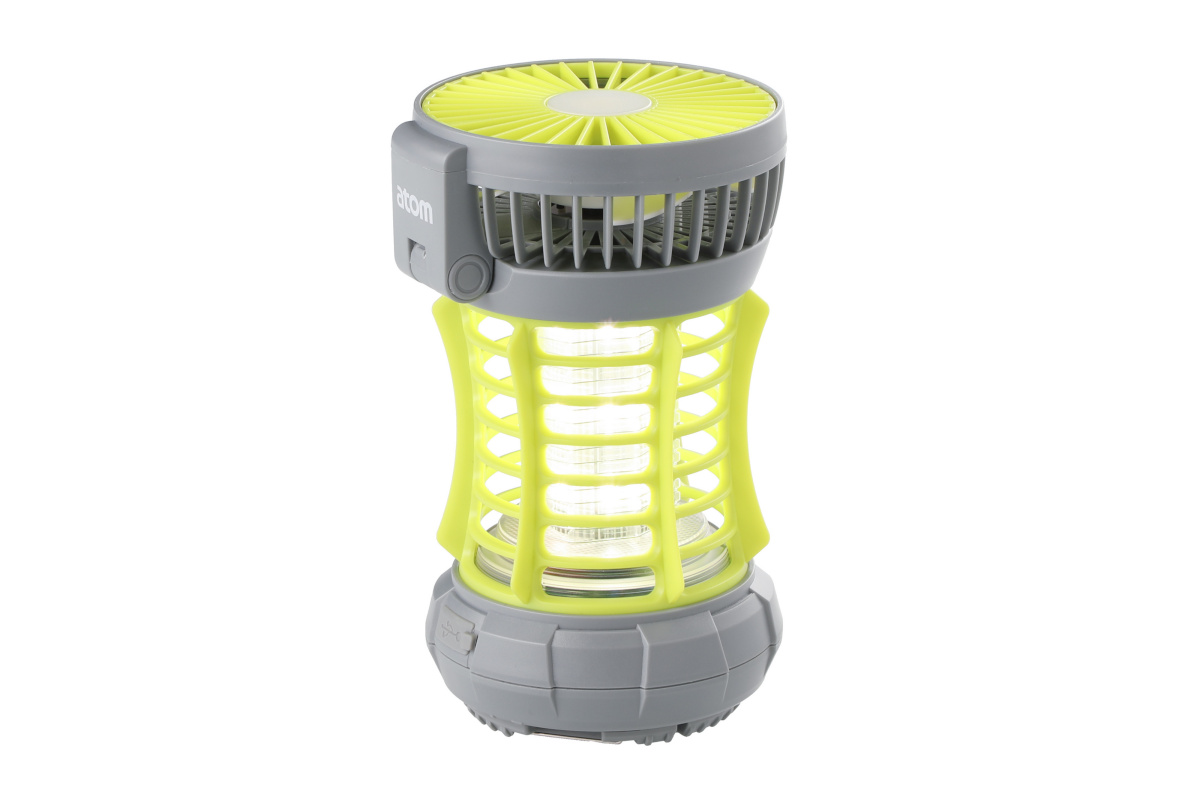 Aatom sääsepüünise ja ventilaatoriga