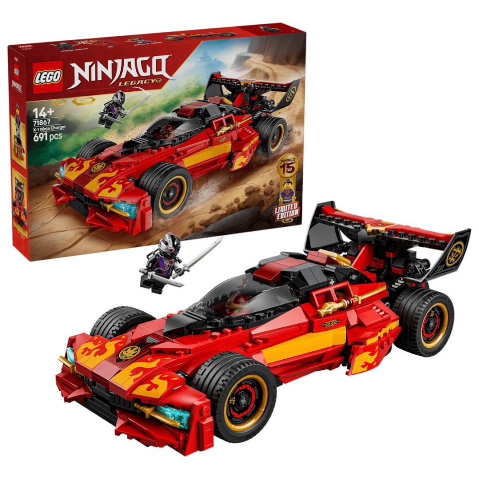 Lego klotsid NINJAGO 71867 X-1 Ninja Charger - 15th Anniversary