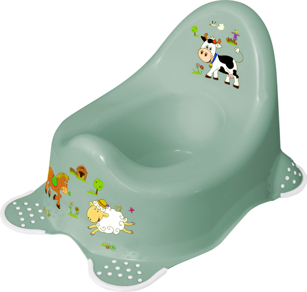 Keeeper pott FUNNY FARM, roheline, 18648