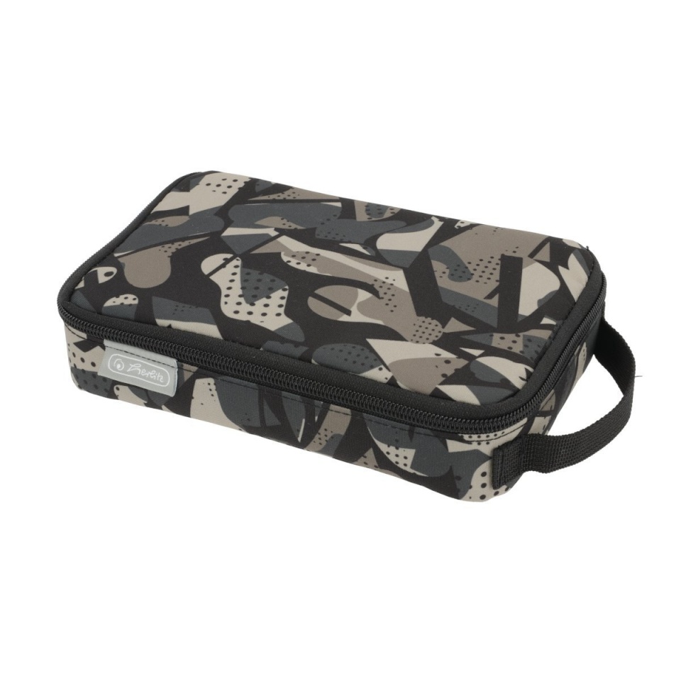 Herlitz pinal, kaanega 2Go, Camo Grey