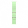 Apple 49mm Neon roheline Ocean Band - Natural Titanium Finish