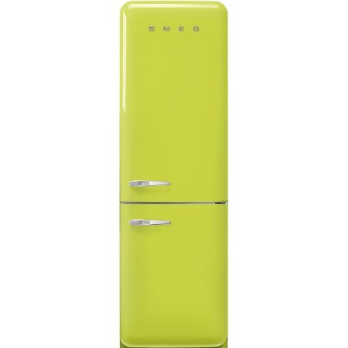 Smeg külmik FAB32RLI6 50-ndate stiil, 196cm, 234/97 l, 35dB, elektrooniline juhtimine, laimiroheline, NoFrost