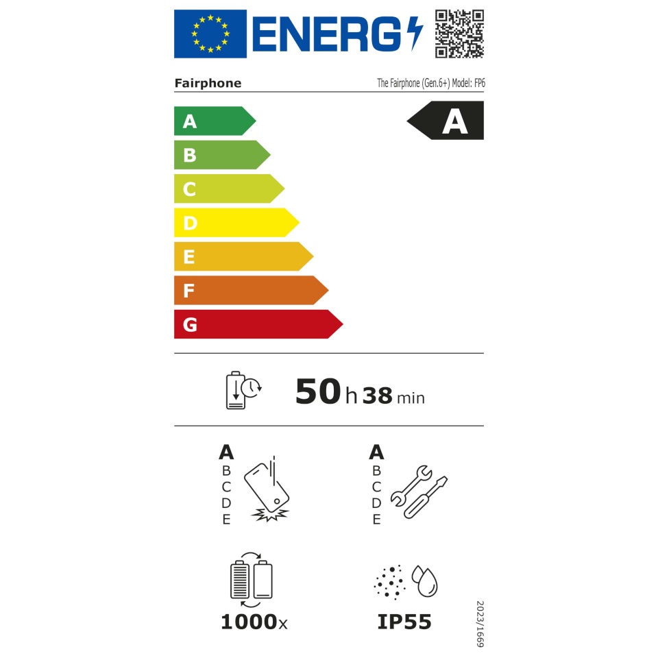 Fairphone 6+ (256GB) cobalt sinine