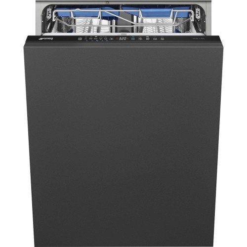 Smeg integreeritav nõudepesumasin STL342CSL Total Built-In Dishwasher, 60cm, must