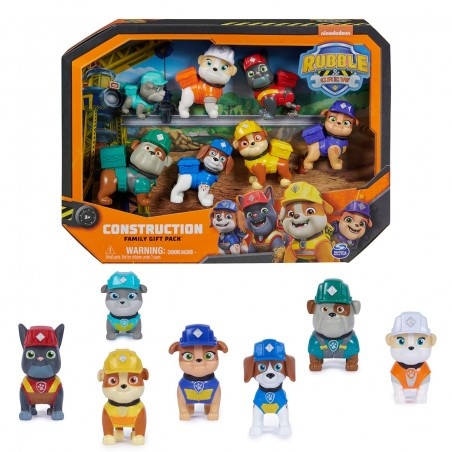RUBBLE & CREW figuuride komplekt Construction Family Gift Pack, 6067084