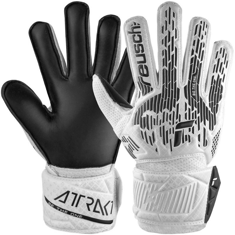 Reusch Attrakt Solid Jr 5472016 1101 väravavahi kindad 7