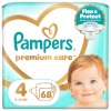 Pampers mähkmed Premium Care Teipmähkmed, suurus 4, 68 tk