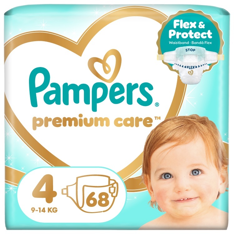Pampers mähkmed Premium Care Teipmähkmed, suurus 4, 68 tk