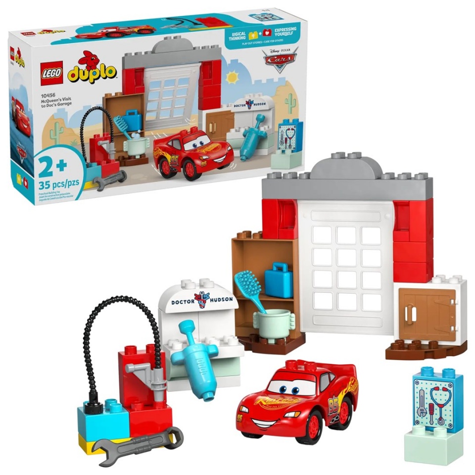 Lego klotsid DUPLO 10456 McQueen's Visit to Doc's Garage