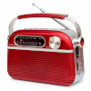 Kooltech Kaasaskantav Bluetooth Raadio punane Vintage
