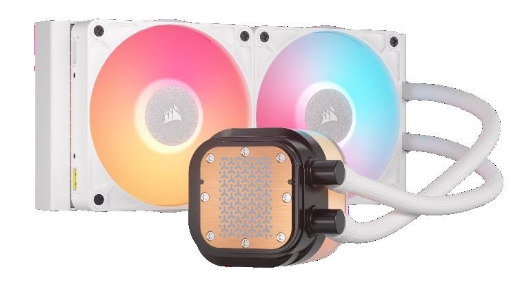 Corsair jahutus iCUE LINK TITAN 240 RX LCD AIO 240mm valge