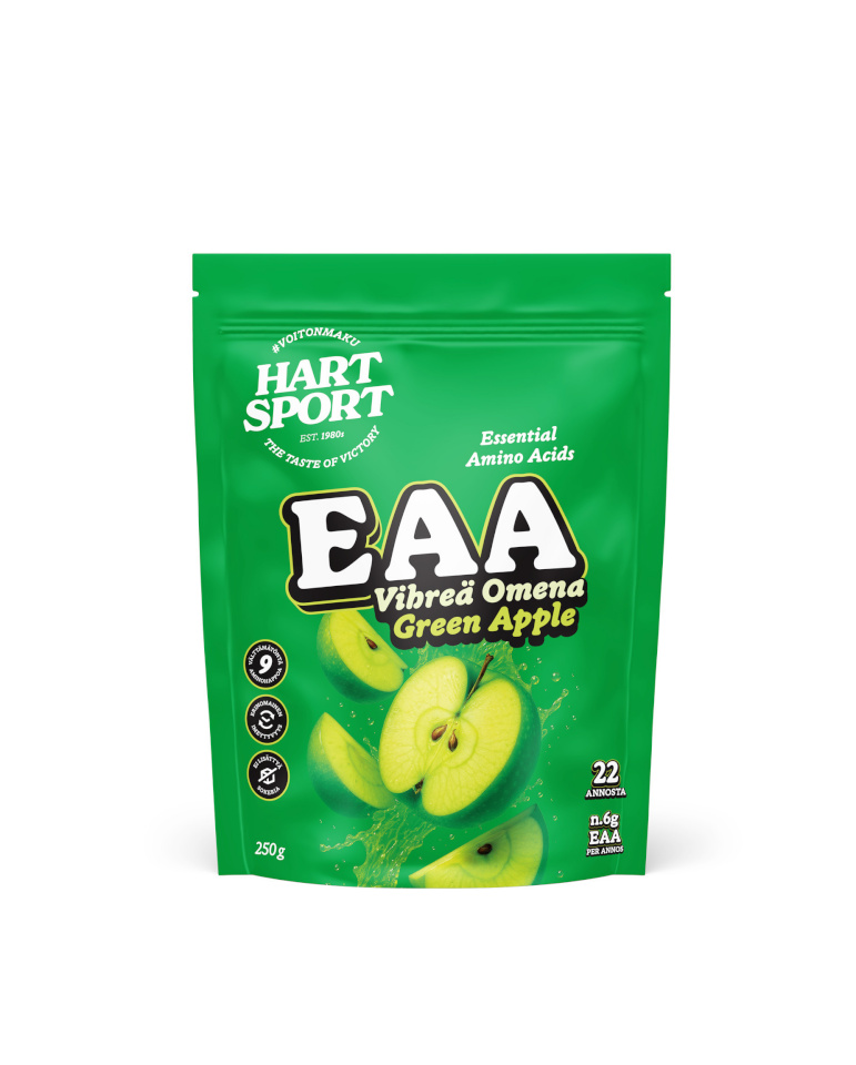 Hart Sport toidulisand EAA Powder, Green Apple, 250g