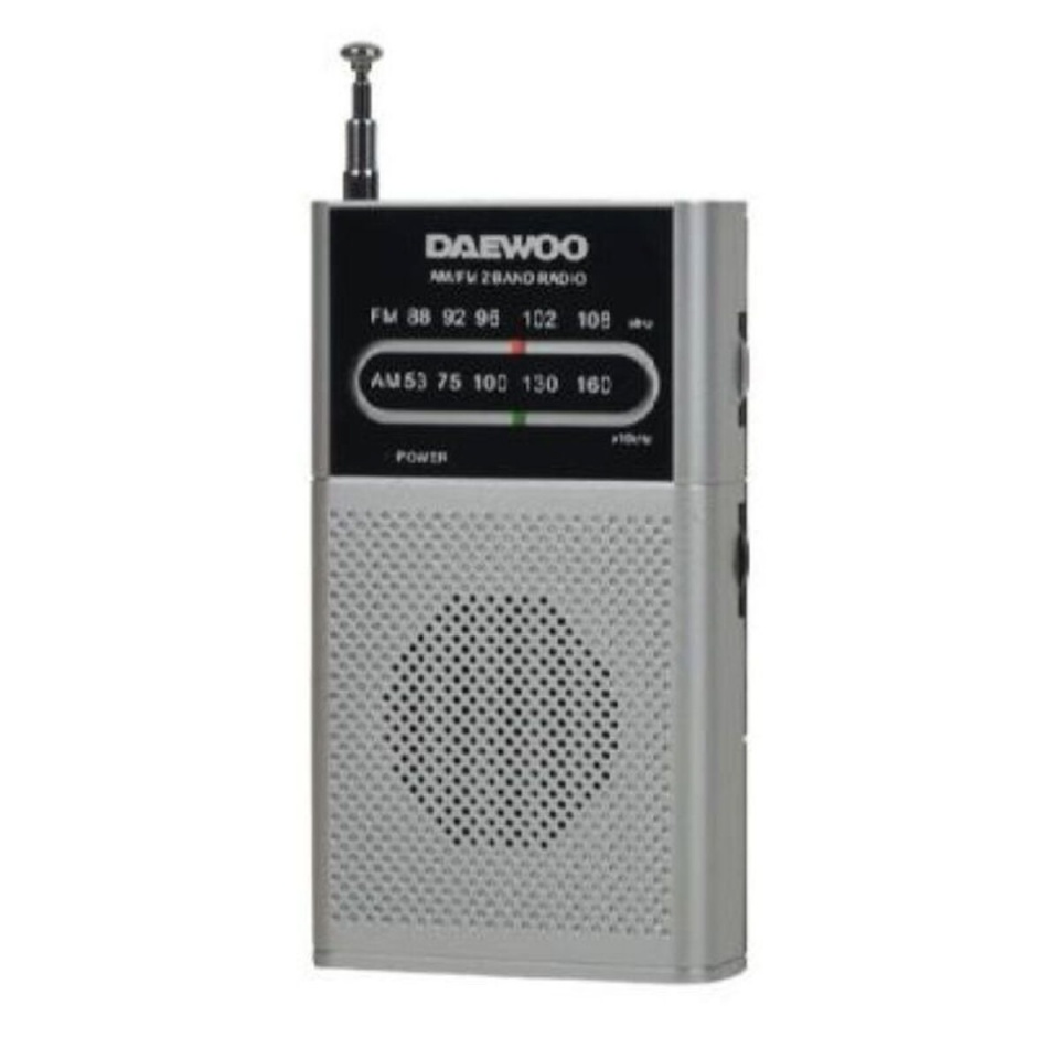 Daewoo transistorraadio DW1027 Hõbe