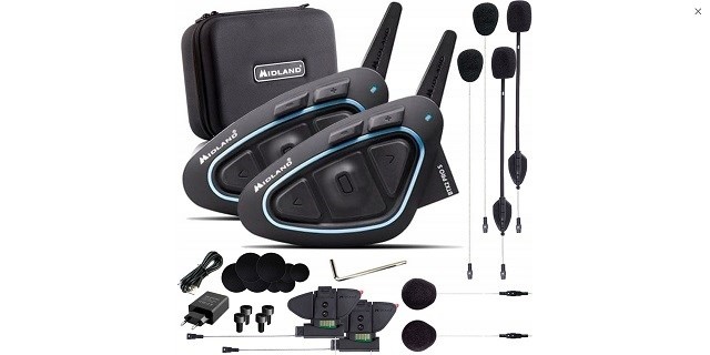 MIDLAND kõrvaklapid Motorbike Intercom BTX2 PRO S LR-TWIN