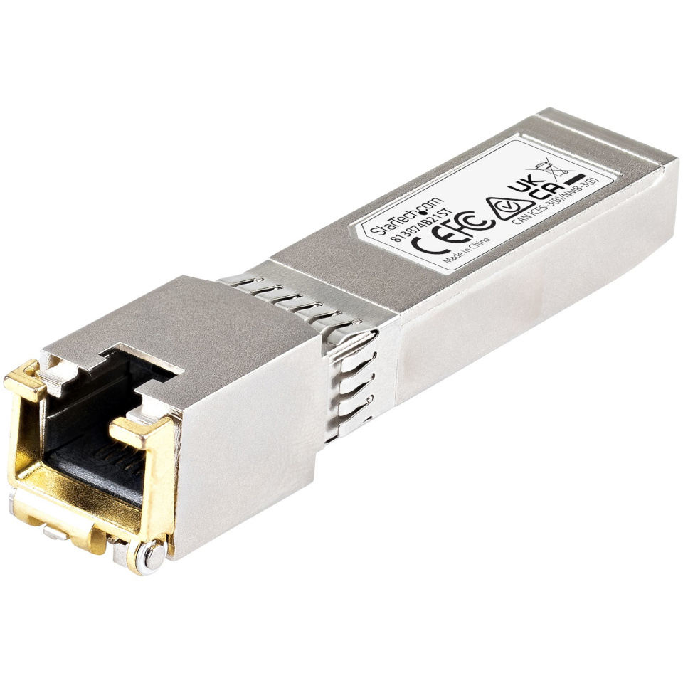 StarTech STARTECH.COM HP 813874-B21 kompatibles SFP+ Transceiver Modul - 10GBase-T - 30m mit CAT6a