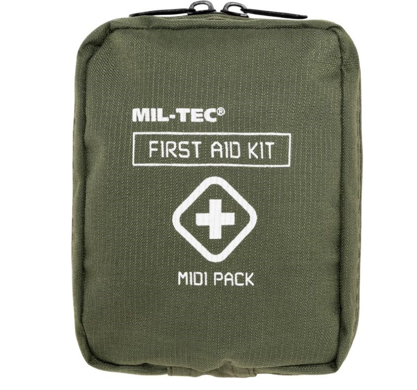Mil-tec esmaabikomplekt Apteczka First Aid Kit Midi Pack - Olive