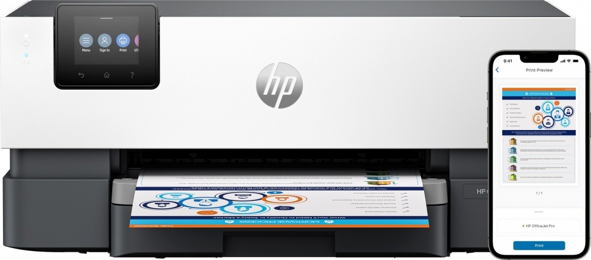 HP printer OfficeJet Pro 9110b All-in-One 5A0S3B