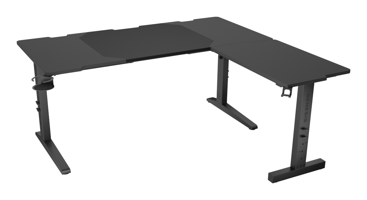Genesis Gaming Desk | Holm 160 Modular Corner | must/Anthracite