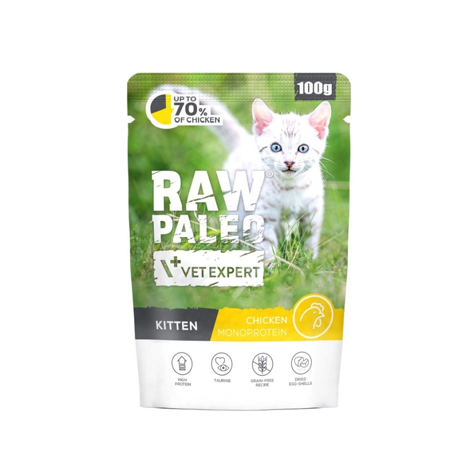 Vetexpert kassitoit Raw Paleo Kitten Chicken, 100g