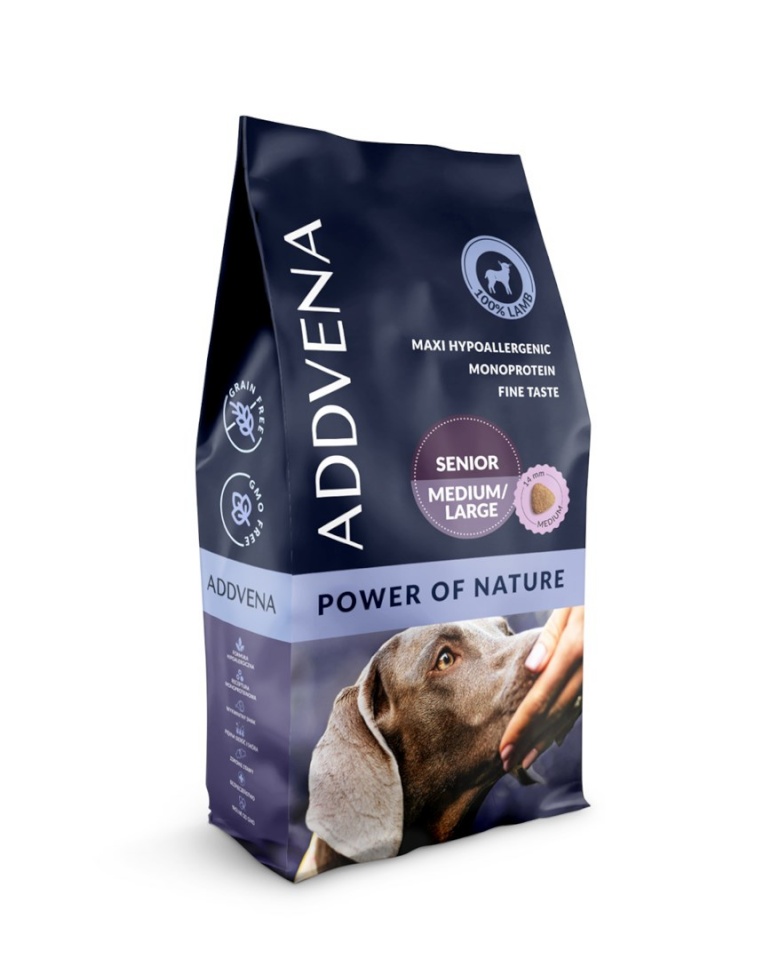 Addvena kuivtoit koerale POWER OF NATURE for Older Dogs of Medium and Large Breeds, 10kg