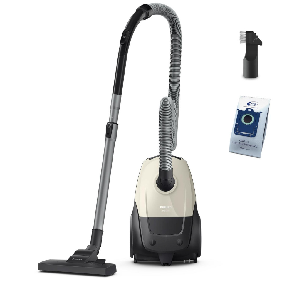 Philips tolmuimeja XD1101/10 800W Cylinder Vacuum Cleaner, must/beež