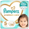 Pampers mähkmed Premium Care Teipmähkmed, suurus 5, 58 tk