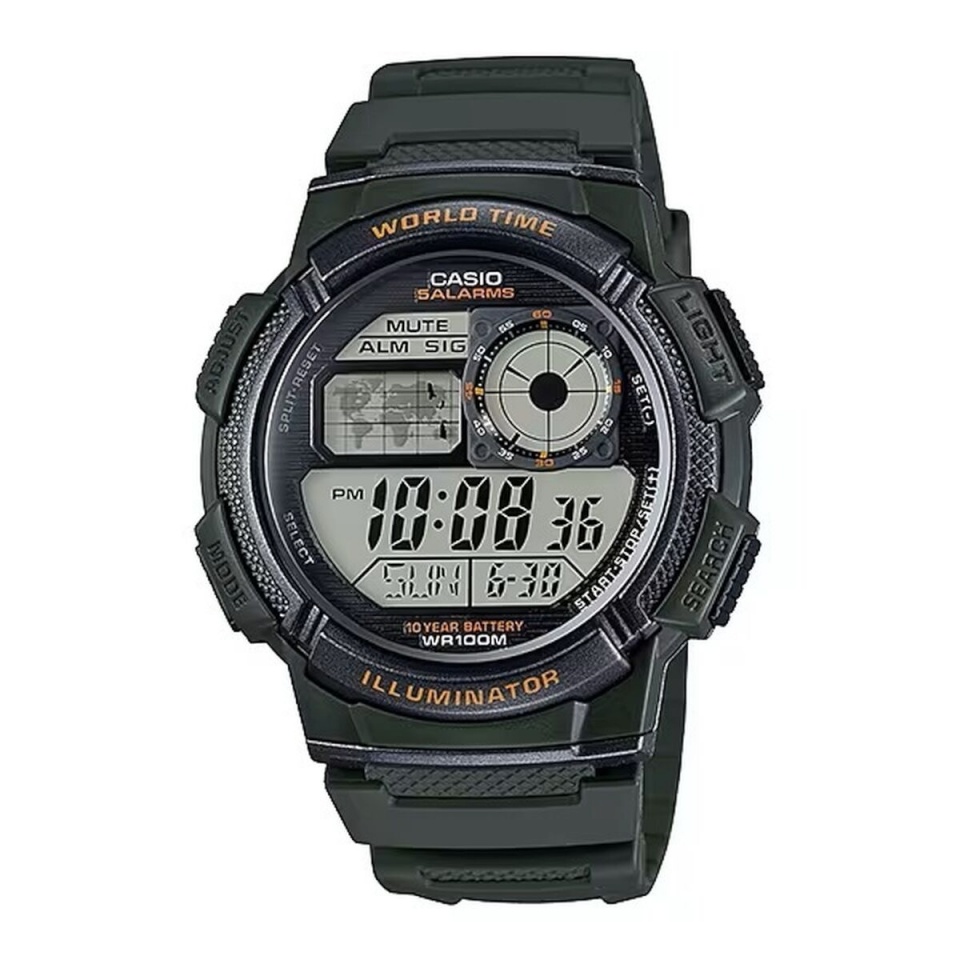 Casio meeste kell WORLD TIME ILLUMINATOR (Ø 43 mm)