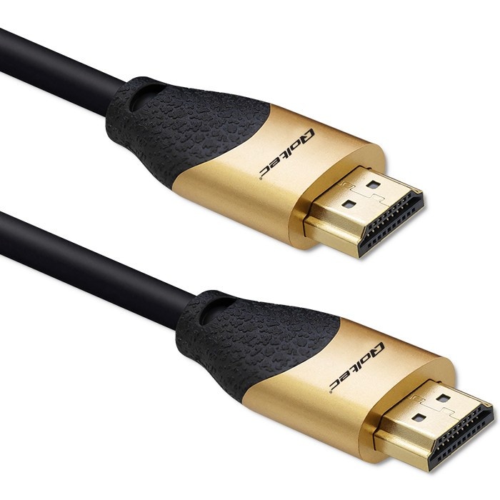 Qoltec videokaabel HDMI v2.1 UHS 8K 60Hz 28AWG kuldne 3m