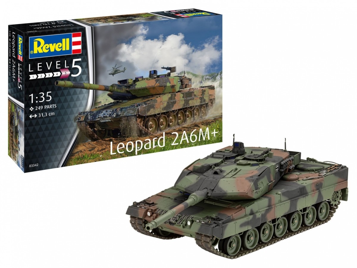 Revell liimitav mudel Leopard 2 A6M+ 1/35