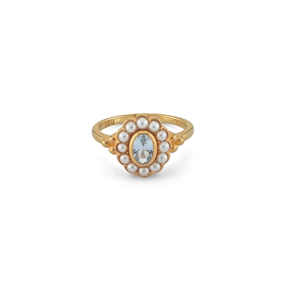 24KAE naiste sõrmus 12416Y/54 14 kuldne