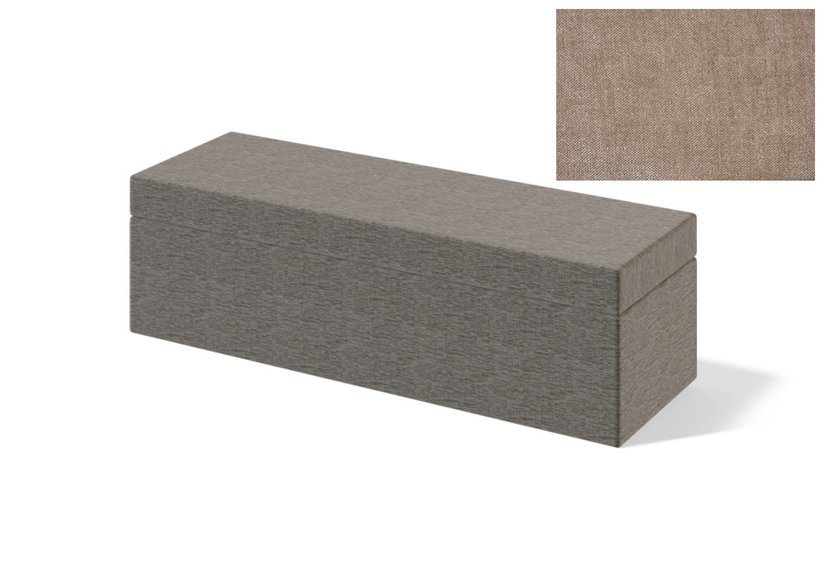 Sleepwell jalutsikast kontinentaalvoodile RED/BLACK PLAIN, 150x47x50cm, BOLSHOI beež