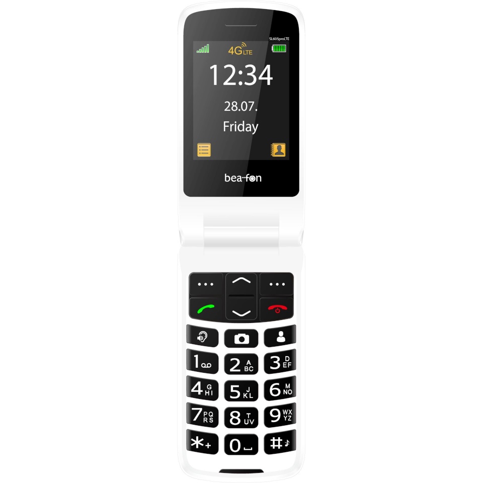 Beafon telefon Bea-Fon SL605pro LTE must-valge